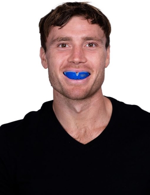 Opro Silver Match Level Gumshield (10yrs - Adult) - Blue